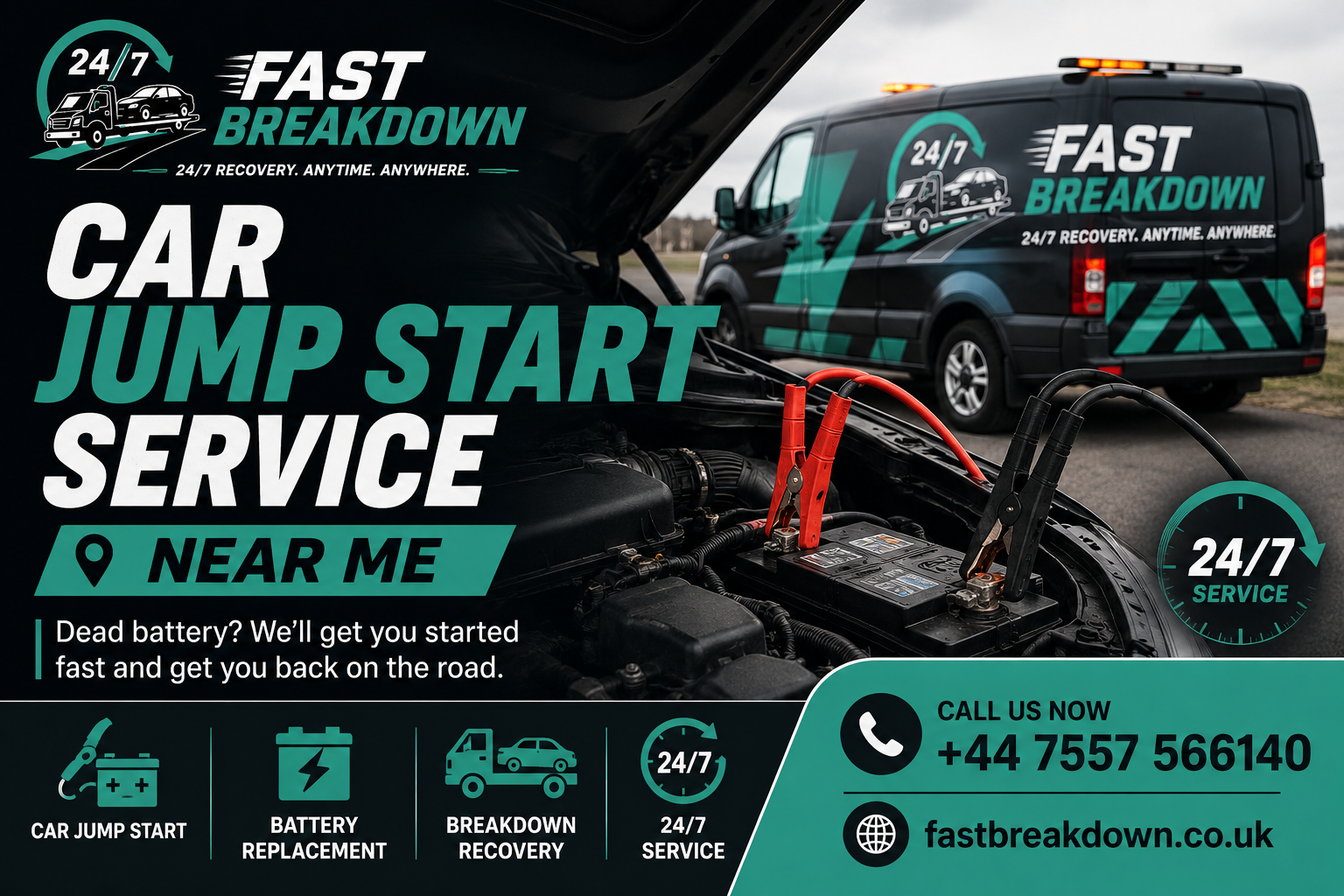 Car Jump Start Service Near Me | Fast Breakdown UK