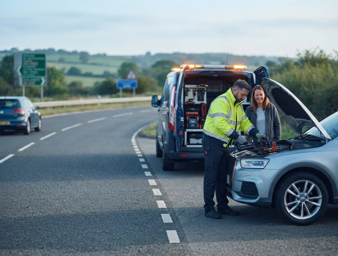 Jump Start Service — FastBreakdown roadside assistance